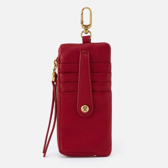 NWT New Hobo Delve Wallet Scarlet Leather Retired Rare